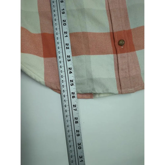 L.L.Bean Women's Soft-Brushed Flannel Shirt Jacket with Pockets Plaid XS - Picture 10 of 12